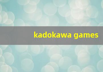 kadokawa games